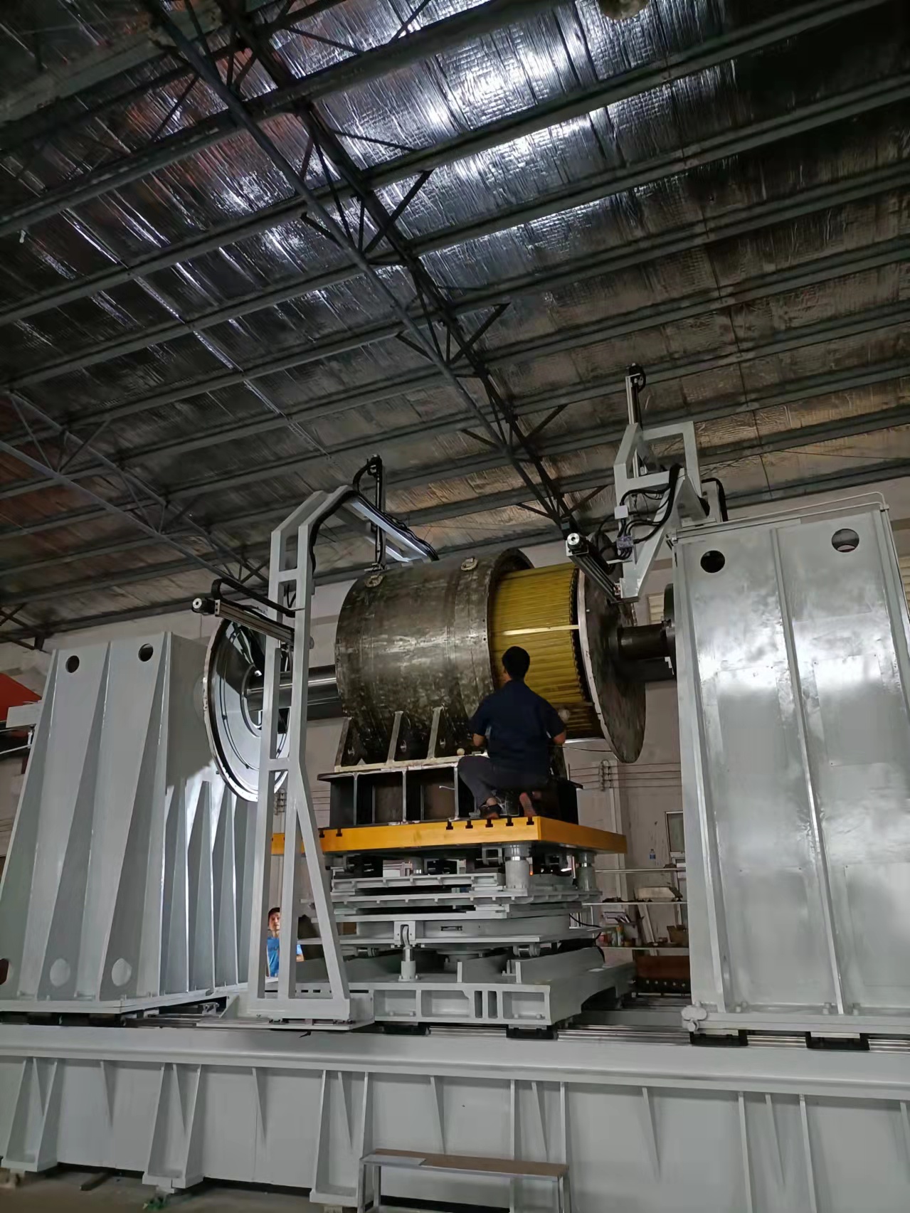 超大型永磁電機定轉(zhuǎn)子合裝機 超大型永磁電機定轉(zhuǎn)子合裝機